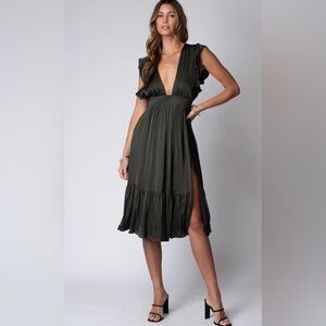 Stillwater The Jessie Midi Dress Black Size XS